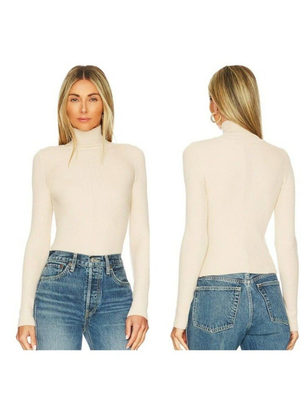 House of Harlow 1960 x REVOLVE Peyton Turtleneck Sweater Cream